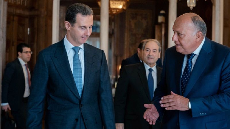 بعد لقائه الأسد والمقداد.. سامح شكري: مصر تدعم سورية في مواجهة التحديات