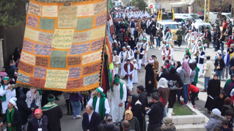 لبنان: مسيرة لجمعية المشاريع في بعلبك احتفاء بقرب حلول شهر رمضان