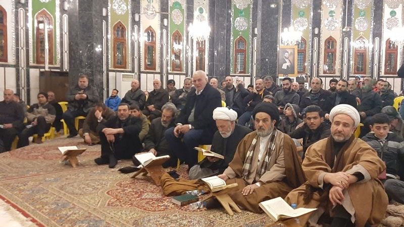 لبنان: أمسية قرآنية في ضريح السيد عباس الموسوي في النبي شيت