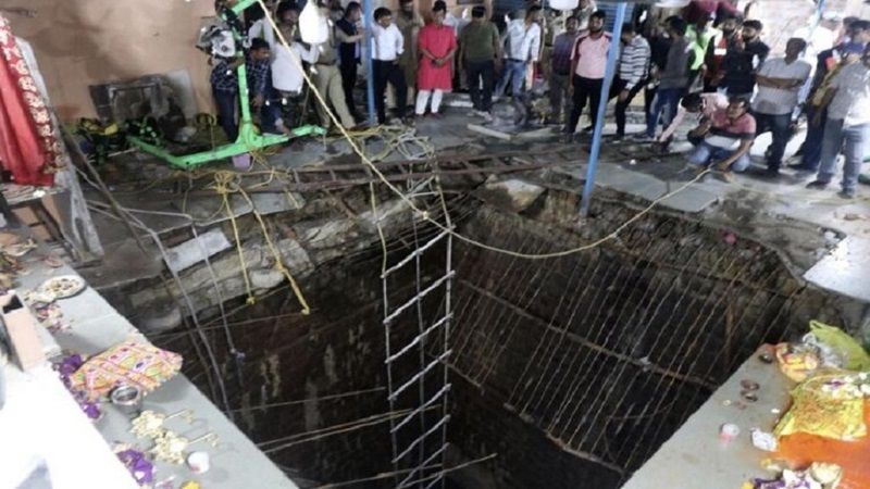 مقتل 35 شخصًا جراء انهيار أرضية معبد في الهند