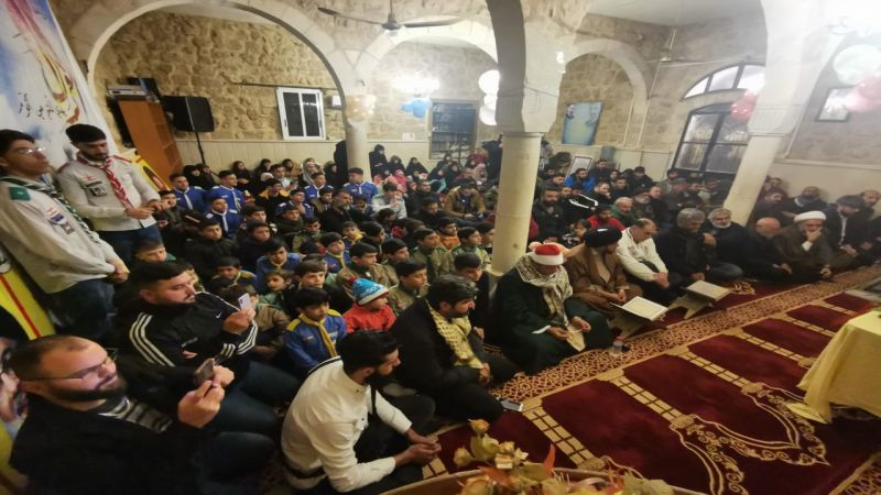 لبنان: أمسية قرآنية في مسجد بلدة نبحا البقاعية