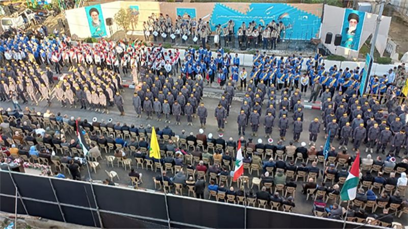 حزب الله أحيا يوم القدس العالمي باحتفال حاشد في حارة صيدا&nbsp;