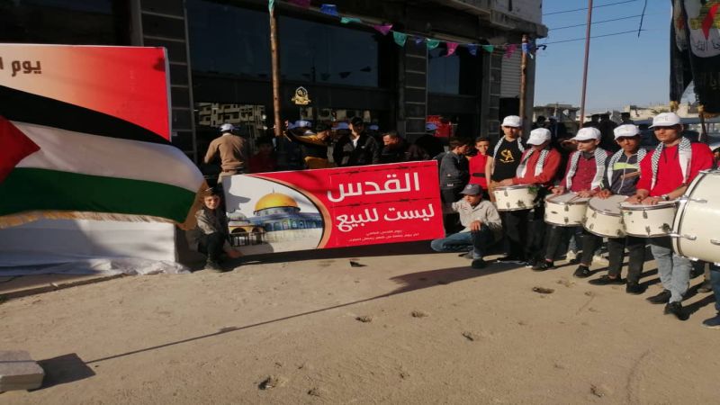 حمص تحيي يوم القدس العالمي بوقفة تضامنية وعهدها.. نحو فلسطين سائرون