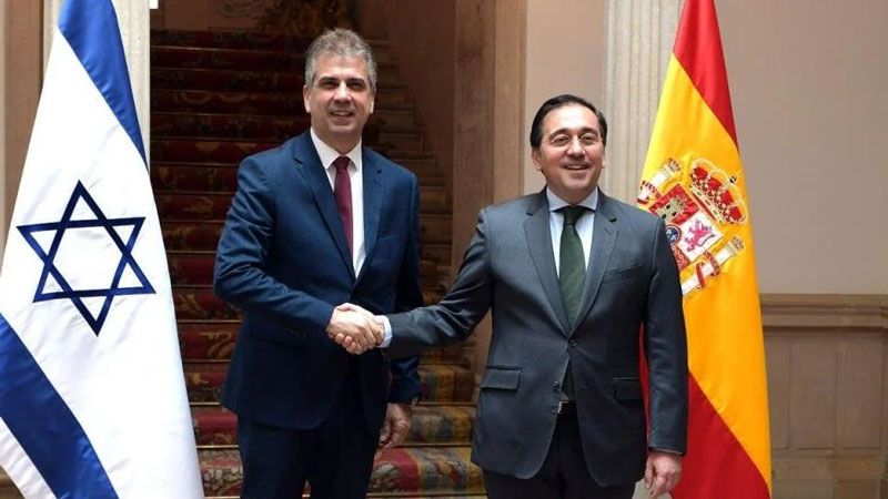 للمرة الأولى منذ 13 عامًا.. وزير خارجية الاحتلال يزور إسبانيا&lrm;&lrm;