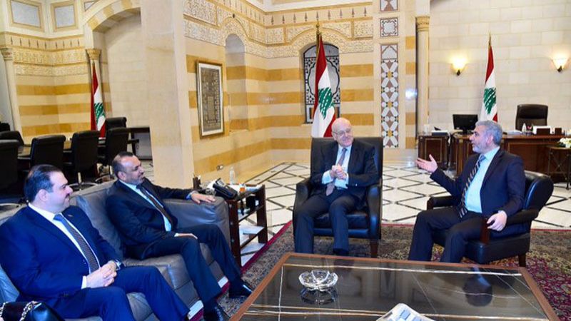 بيرم: نطمح لتعزيز التعاون الإيجابي لمصلحة لبنان والعراق