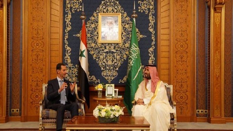 الأسد وبن سلمان بحثا العلاقات الثنائيّة والتطوّرات على الساحة العربيّة