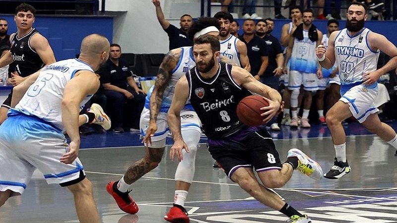 "دينامو" يهزم "الرياضي" ويتقدم في نهائي دوري كرة السلة اللبناني