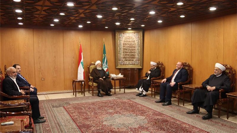 لبنان| الشيخ الخطيب استقبل وفد "الجماعة الاسلامية": للخروج من دائرة الخلافات المذهبية وتمتين الوحدة الإسلامية