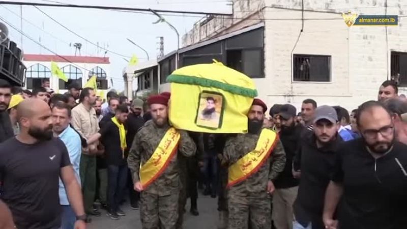 حزب الله وجمهور المقاومة شيعوا فقيد الجهاد علي حسين صالح
