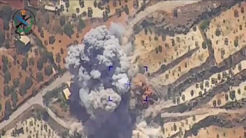 القوات السورية تدمر مقار ومستودعات للإرهابيين في ريف إدلب