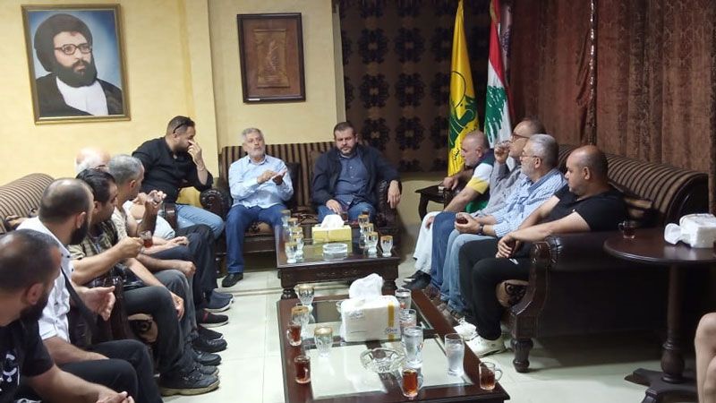 حزب الله استقبل وفدًا من أهالي منطقة الفيلات في صيدا