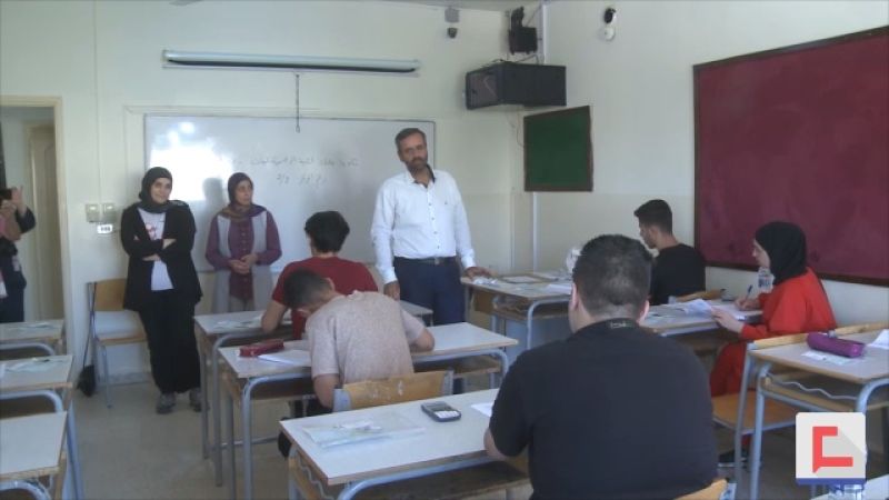 جولة لرئيس دائرة التربية في محافظة بعلبك - الهرمل على مراكز الامتحانات الرسمية