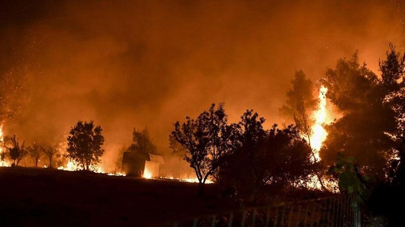 اليونان تكافح حرائق الغابات
