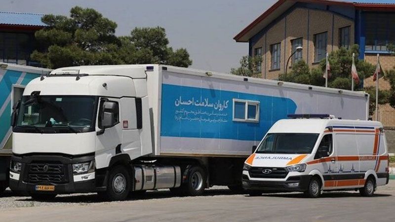 بمعدات طبيّة متطورة.. إيران تقيم أكبر المستشفيات المتنقّلة لخدمة زوّار الأربعين 