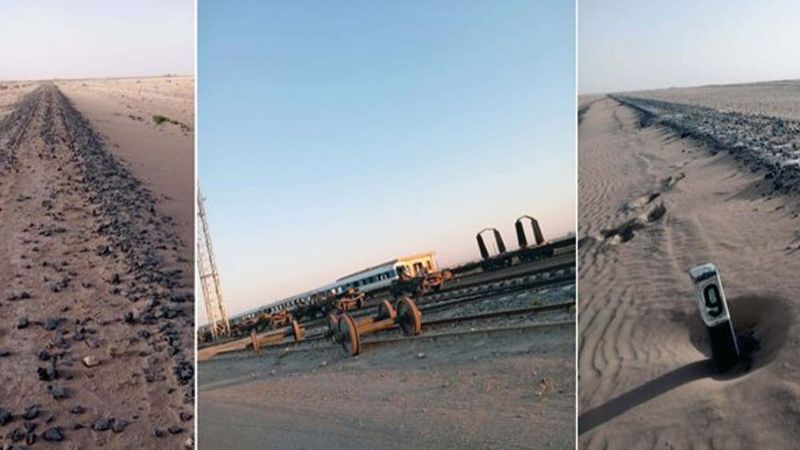 الاحتلال الأمريكي و"قسد" يواصلان سرقة خطوط السكك الحديدية بين دير الزور والبوكمال