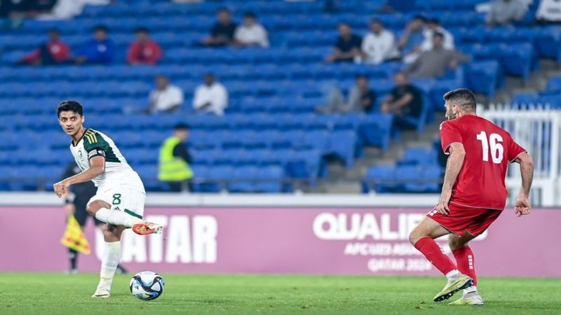 خسارة قاسية للأولمبي اللبناني أمام نظيره السعودي في تصفيات كأس آسيا لكرة القدم