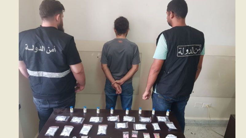 لبنان: دوريّة من أمن الدّولة في جبل لبنان توقف مروج مخدرات