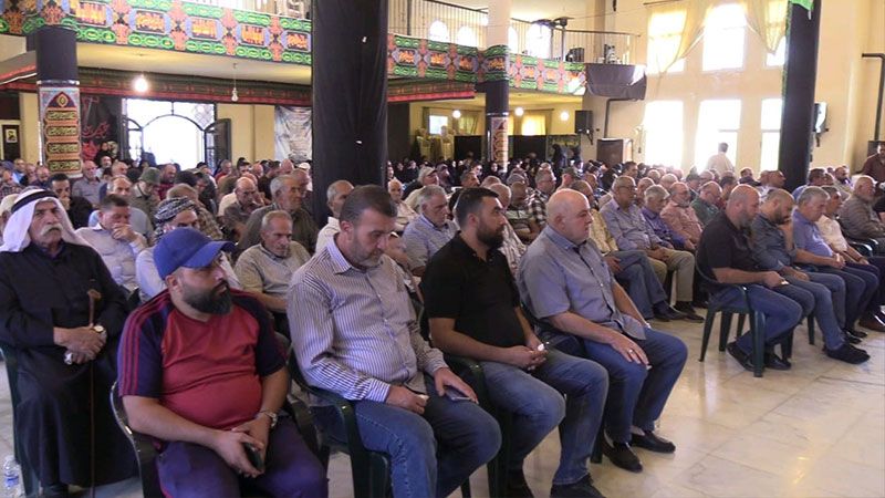 حزب الله ينظّم احتفالًا تأبينًا لوالد الشهيد المجاهد حسن كنعان