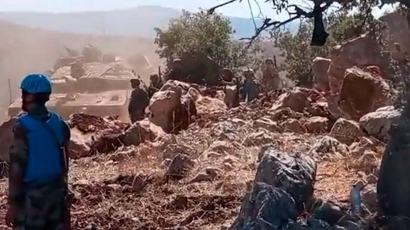 بالفيديو.. دبابات ميركافا تشارك استنفار العدو في مزرعة بسطرة جنوبي لبنان