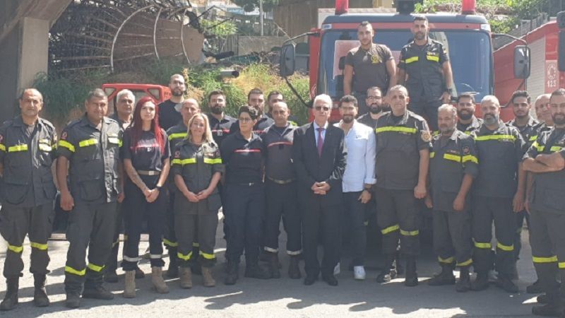 لبنان: خطّار تفقد مراكز الدفاع المدني الإقليمية رفعًا للجهوزية في مواجهة خطر اندلاع حرائق الغابات