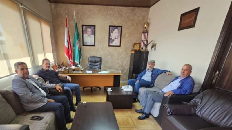 مسؤول النقابات في حزب الله زار مكتب العمالي في "أمل" بذكرى المولد النبوي الشريف