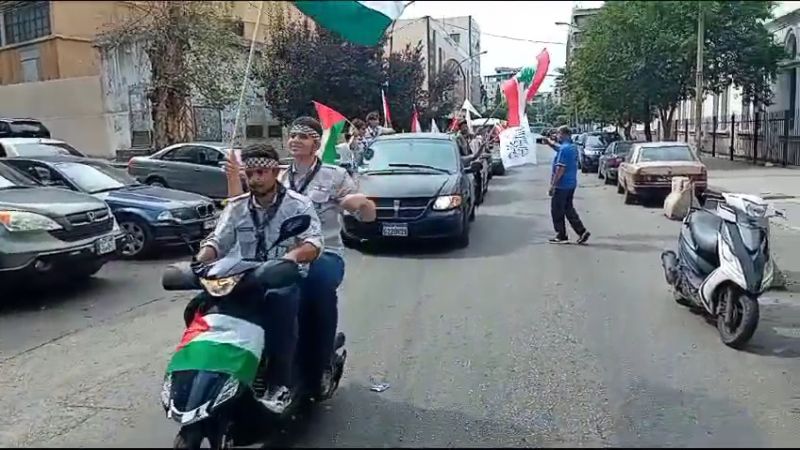 مسيرات سيارة ومهرجانات احتفالية بطرابلس ابتهاجًا بعملية المقاومة في جنوب لبنان