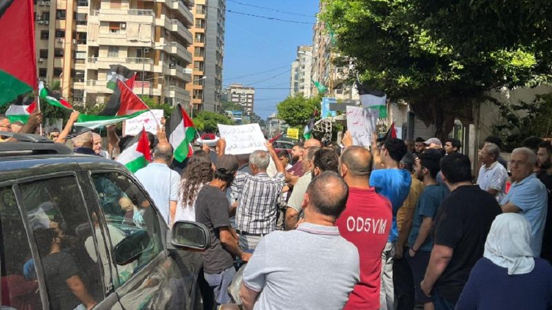 لبنان: وقفة لمجلس بيروت في المؤتمر الشعبي تضامنا مع فلسطين وتنديدا بالعدوان على غزة