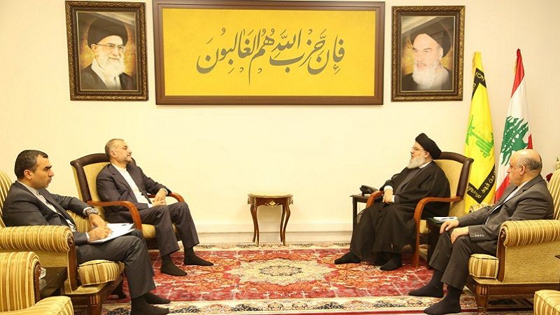 الأمين العام لحزب الله السيد حسن نصر الله يستقبل وزير الخارجية الإيراني حسين عبد اللهيان