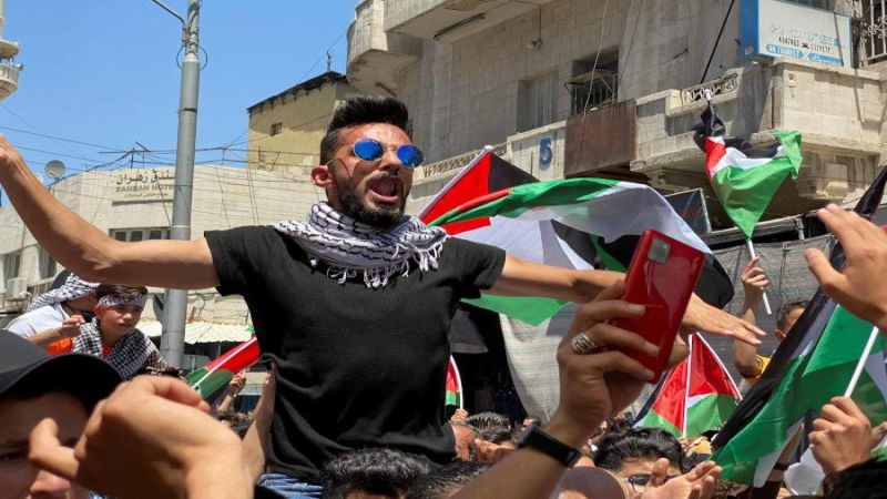 آلاف المتظاهرين في الأردن دعمًا لغزة