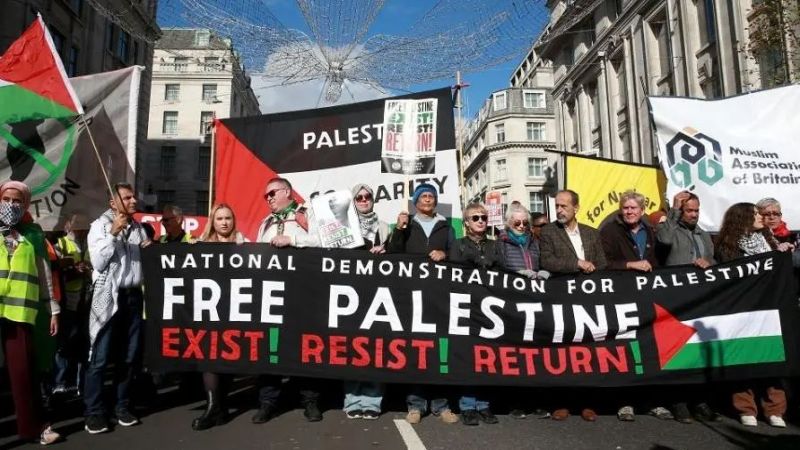 رغم الحظر والعقوبات.. تظاهرات في أوروبا دعمًا لفلسطين