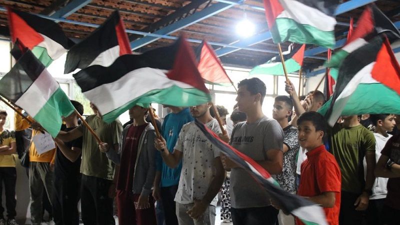 التعبئة التربوية تنظم وقفة تضامنية مع فلسطين في حارة حريك