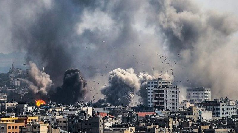 فلسطين المحتلة: قصف صهيوني عنيف بالقرب من مستشفى دار السلام بخان يونس جنوبي قطاع غزة