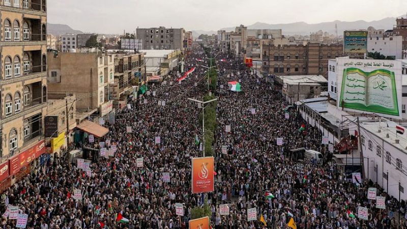 طوفان شعبي في اليمن دعمًا لغزّة والمقاومة الفلسطينية