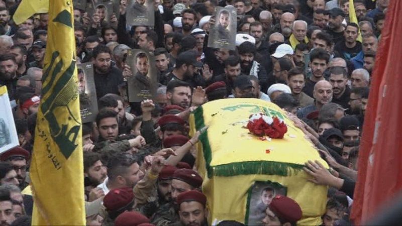 حزب الله يشيّع الشهيد على طريق القدس جعفر علي سرحان في مشغرة