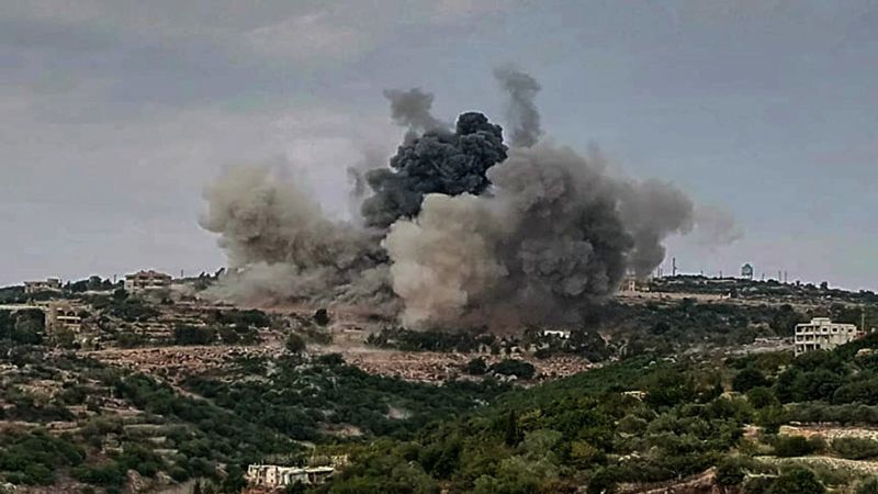 "المنار": ‏قصف مدفعي صهيوني معادٍ يستهدف منطقة "وادي مظلم" بين راميا وبيت ليف 