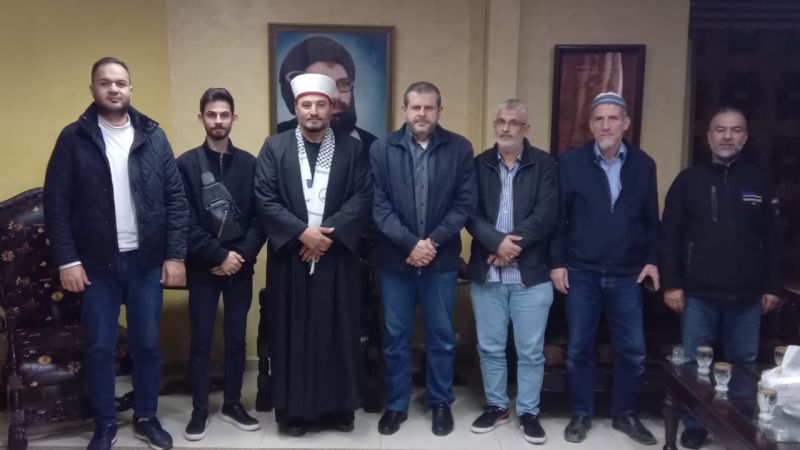 مسؤول حزب الله في صيدا استقبل وفدا من جمعية "سراج الهدى"