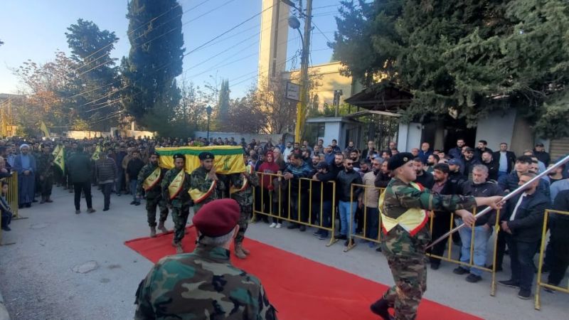 حزب الله يشيّع في بعلبك فقيد الجهاد والمقاومة عباس العوطة