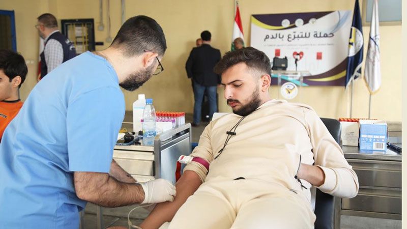 لبنان: حملة للتبرّع بالدمّ في جامعة المعارف بالتعاون مع بلدية الغبيري ومستشفى الرسول الأعظم (ص)