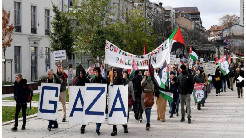 مسيرة تضامن مع غزّة في جزيرة ريونيون الفرنسية 