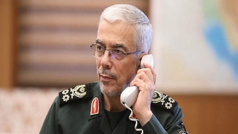 محادثات هاتفية بين رئيس الأركان الإيراني ووزير الدفاع السعودي
