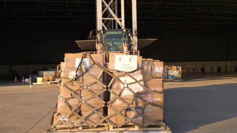 مهداة من العتبة الحسينية.. الهلال الأحمر العراقي يُرسل 16 طنًا من المواد الطبيّة إلى غزة  