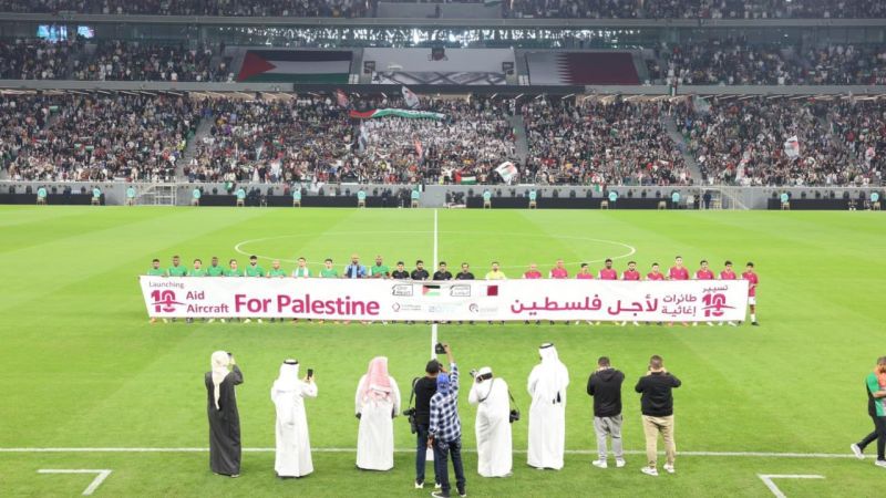 مباراة خيرية بكرة القدم دعما لغزة في قطر