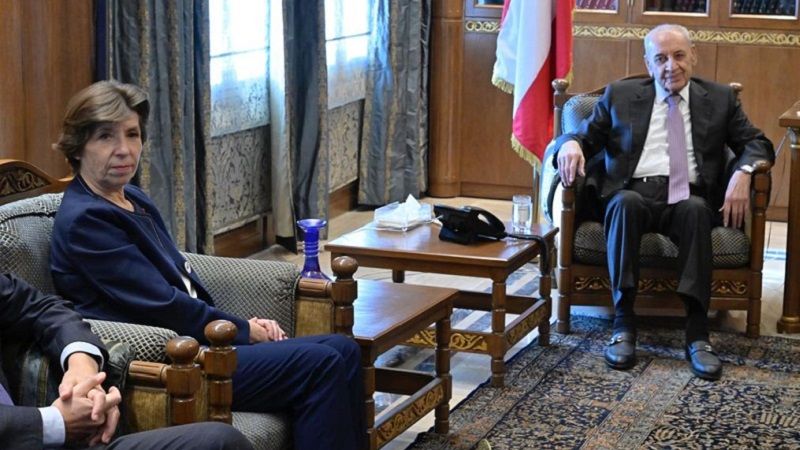 لبنان: بري بحث مع وزيرة الخارجية الفرنسية الأوضاع في لبنان والمنطقة