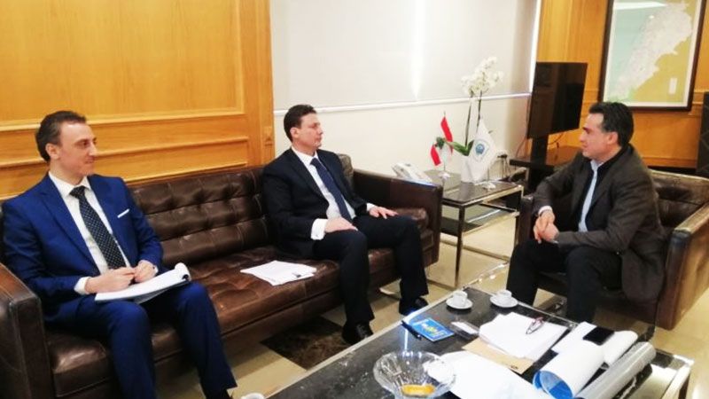 حمية التقى القائم بأعمال السفارة السورية في لبنان: لتوطيد وتعزيز العلاقات بين الجانبين&nbsp;