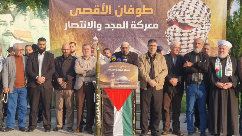 وقفة تضامنيّة مع غزة في صيدا: المقاومة ماضية حتى التحرير الكامل