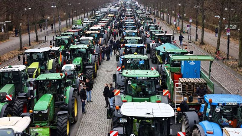 ألمانيا: احتجاجات غاضبة للمزارعين