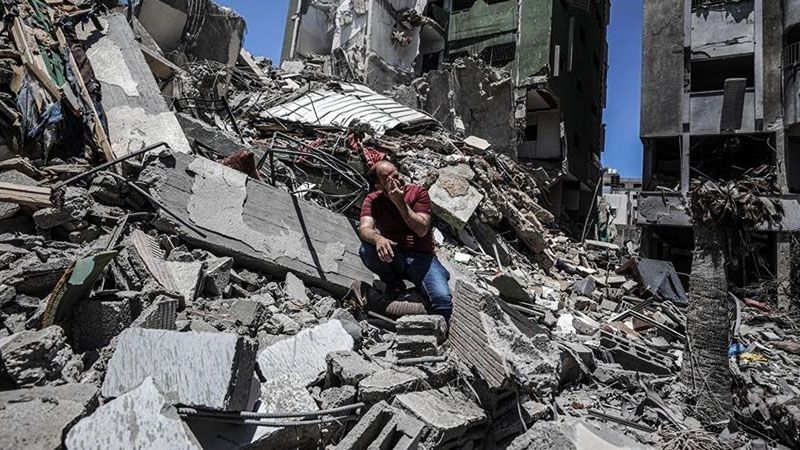 العدوان الغاشم على غزة مستمر لليوم الـ102: غارات عنيفة ودمار شامل&nbsp;
