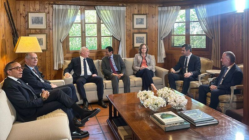 لبنان: فرنجية يستقبل سفراء اللجنة الخماسية في بنشعي