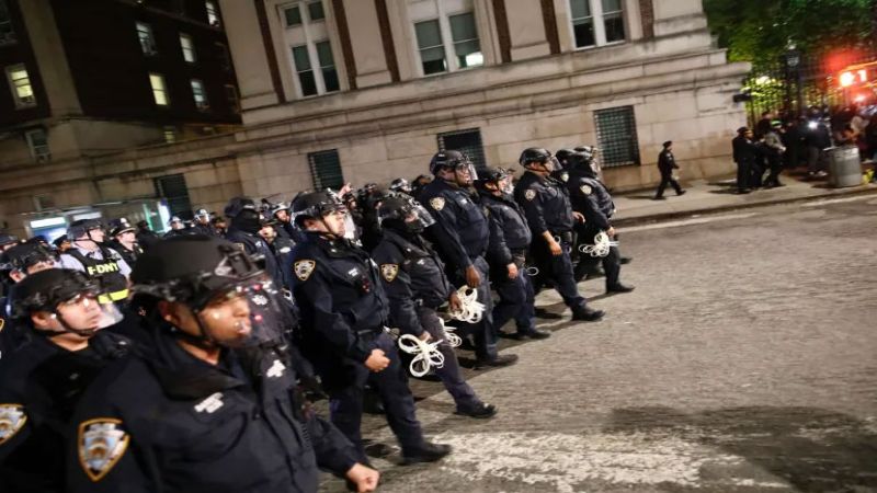 شرطة نيويورك تقتحم جامعة كولومبيا وتفضّ بالقوّة الاعتصام الداعم لغزّة