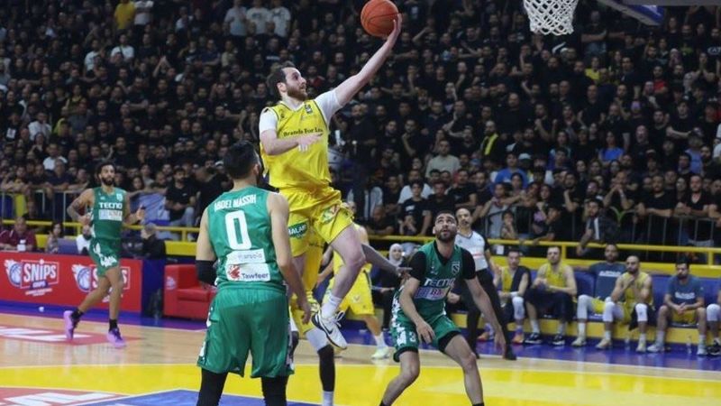 الحكمة يطيح بالرياضي ويعادل السلسلة في نهائي دوري كرة السلة اللبناني